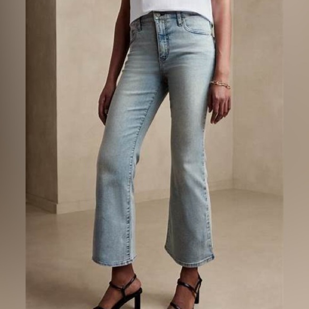 Banana Republic Light Blue Wide Leg Jeans